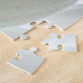 白色デイジー花びら ジグソーパズル (側面)