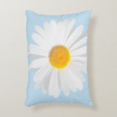 白色デイジー アクセントクッション (正面(垂直))