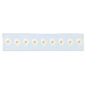 白色デイジー ショートテーブルランナー (横)