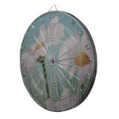 白色デイジー ダーツボード (正面右)