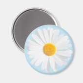 白色デイジー マグネット (正面/裏面)