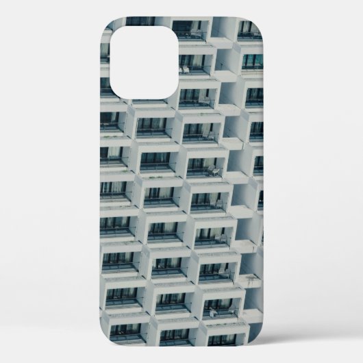 白色ハイライズ建物 Case-Mate iPhoneケース (裏面)