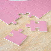 白色ハートフォトパズル ジグソーパズル (側面)