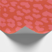 白色ハート ラッピングペーパー (角)