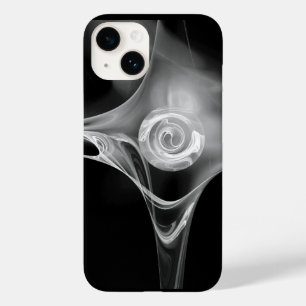 白色フラクタルバラ Case-Mate iPhone 14ケース