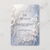 白色フローラの詳細エンクロージャカード エンクロージャーカード (正面)