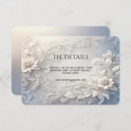 白色フローラの詳細エンクロージャカード エンクロージャーカード