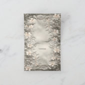 白色フローラサンキューカード サンキューカード (内部)