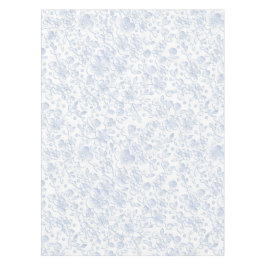 白色フローラハエレガントイビスカスデイジーパターン| テーブルクロス