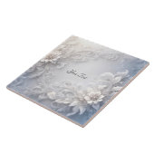 白色フローラフローリッシュセラミックタイル タイル (側面)