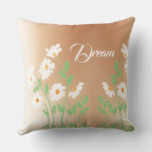 白色フローラ設計 クッション (裏面)