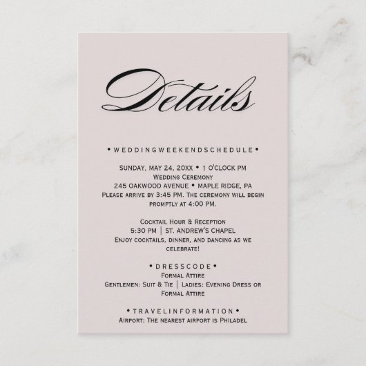 白色フローラ赤面ムーヴエンクロージャカード エンクロージャーカード (正面)