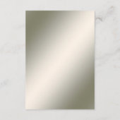 白色フローラ金ゴールド華美詳細エンクロージャカード エンクロージャーカード (裏面)