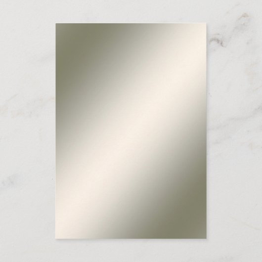 白色フローラ金ゴールド華美詳細エンクロージャカード エンクロージャーカード (裏面)