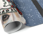 白色ラブラドールリトリーバ  ラッピングペーパー (ロールコーナー)