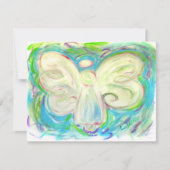 白色光の天使の招待状 招待状 (正面)