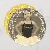 白色光の繊維が付いているあなたの写真 シーズンカード (正面/裏面)