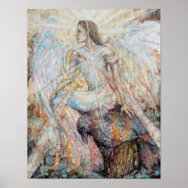 「白色光への統合プリント ポスター