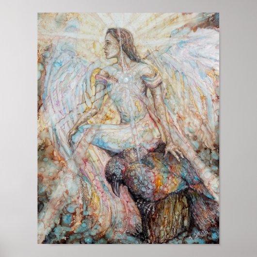 「白色光への統合プリント ポスター (正面)