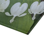 白色出血ハートフローラ カッティングボード (角)