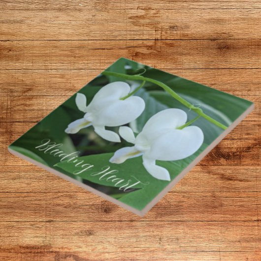 白色出血ハートフローラ タイル