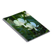 白色出血ハートフローラ ノートブック (右側)