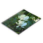 白色出血ハートフローラ ノートブック (左側)