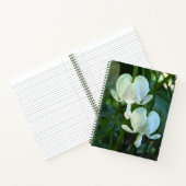 白色出血ハートフローラ ノートブック (内部)