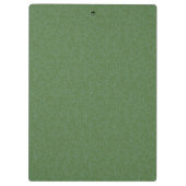 白色出血ハートフローラ パーソナライズされた クリップボード (裏面)