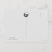 白色宝石を有する灰色の茶色のコルヌコピア シーズンポストカード (裏面)