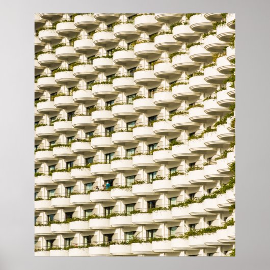 白色建物 ポスター (正面)