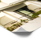 白色建物 ポスター (角)