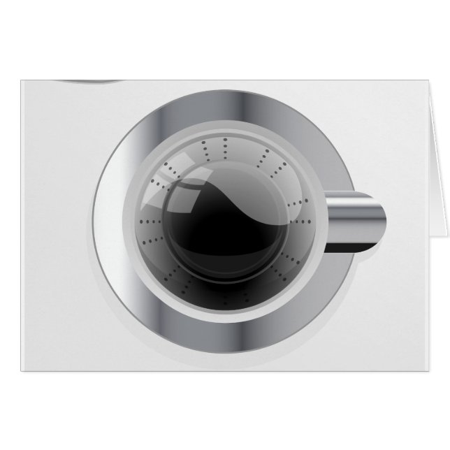 白色洗濯機 (正面横)