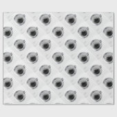 白色洗濯機 ラッピングペーパー (フラット)