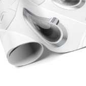 白色洗濯機 ラッピングペーパー (ロールコーナー)