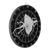 白色爬虫類 ダーツボード (正面左)