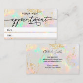 白色眼球組織アポイントメントカード 名刺 (正面/裏面)