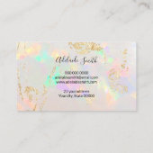 白色眼球組織アポイントメントカード 名刺 (裏面)