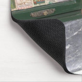 白色矮性魚類 マウスパッド (コーナー)