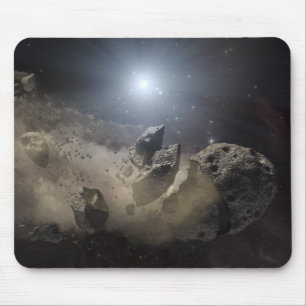白色矮星星 マウスパッド