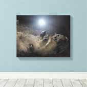 白色矮星 キャンバスプリント (インサイチュ (ウッドフロア))