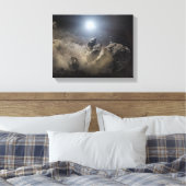白色矮星 キャンバスプリント (インサイチュ (寝室))
