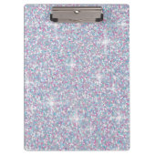 白色虹色グリッター クリップボード (正面)