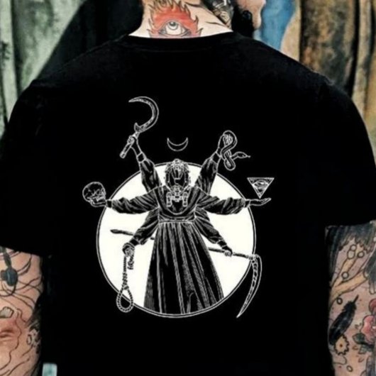 白色蛍光体ユニセックスTシャツ Tシャツ