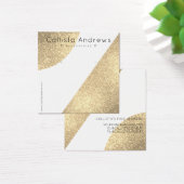 白色金ゴールドグリッター図形ハートイヤリングディスプレイ (デスク)