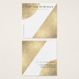 白色金ゴールドグリッター図形ハートイヤリングディスプレイ