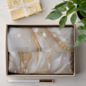 白色金ゴールドフローラティッシュペーパー 薄葉紙 (ギフト)