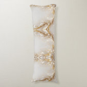 白色金ゴールドフローラ抱き枕 ボディピロー (正面縦)