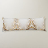 白色金ゴールドフローラ抱き枕 ボディピロー (裏面)