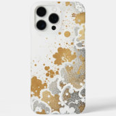 白色金ゴールドフローラ Case-Mate iPhoneケース (裏面)